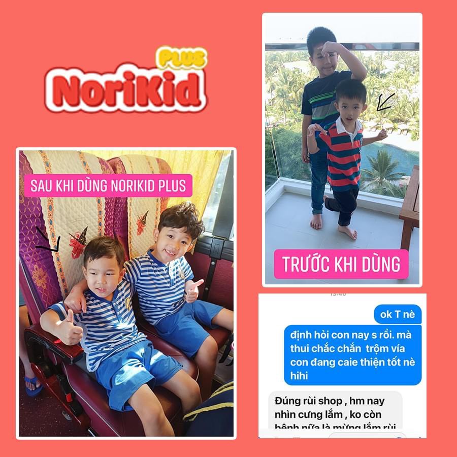 NORIKID PLUS – Siro Hỗ Trợ Cải Thiện Biếng Ăn Và Tăng Sức Đề Kháng Cho Trẻ 06 Tháng – 12 Tuổi [CHÍNH HÃNG HỘP 20 ỐNG]