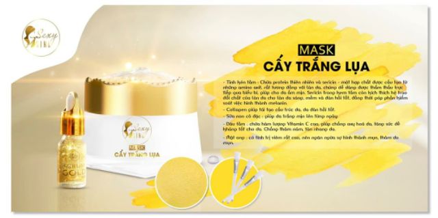 [ Chính Hãng ] Cấy Trắng Lụa Nano Collagen - Spa Tại Nhà