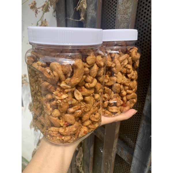 500gr HẠT ĐIỀU RANG TỎI ỚT LOẠI 1