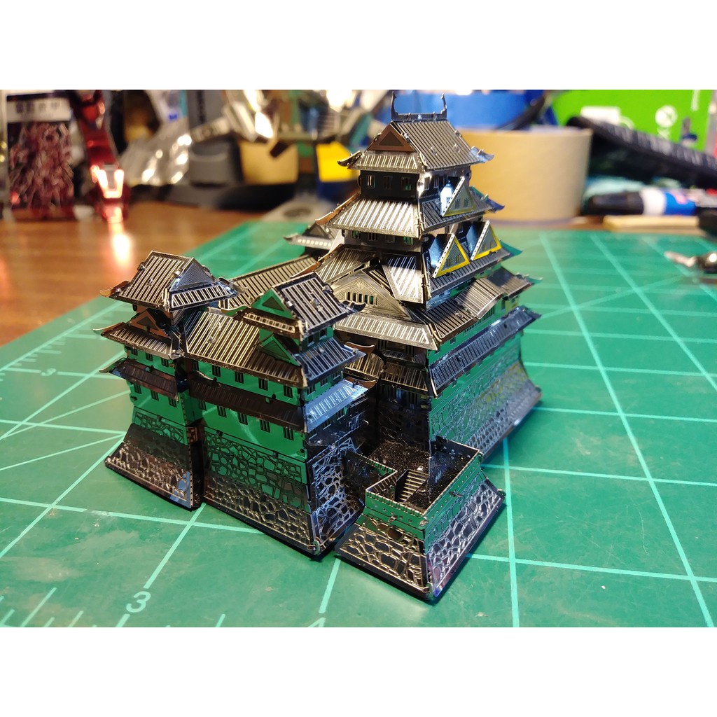 Mô Hình Kim Loại 3D Lâu Đài Hạc Trắng Himeji Nhật Bản