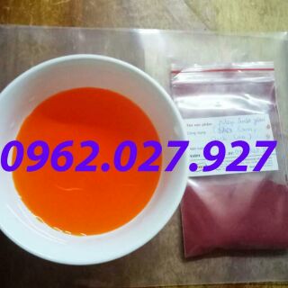 Màu thực phẩm (đỏ cam, đỏ dâu, đỏ gạo, nâu cánh gián..)