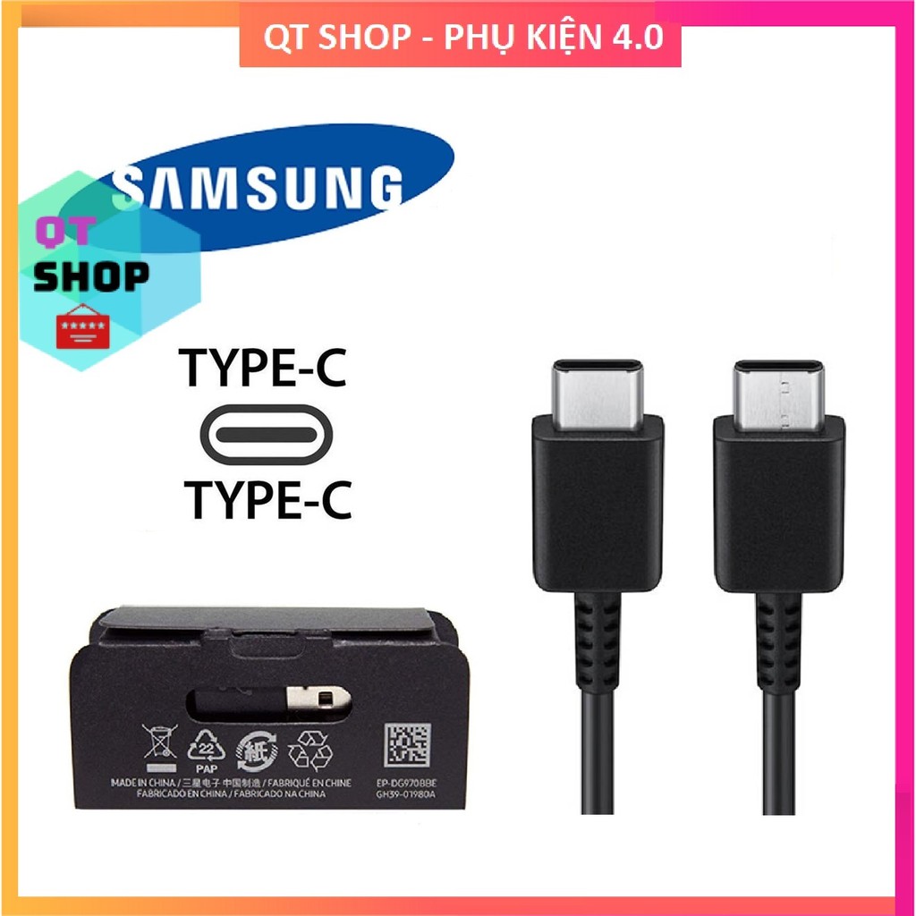 Cáp Sạc Nhanh Samsung Type C To Type C Zin Chính Hãng