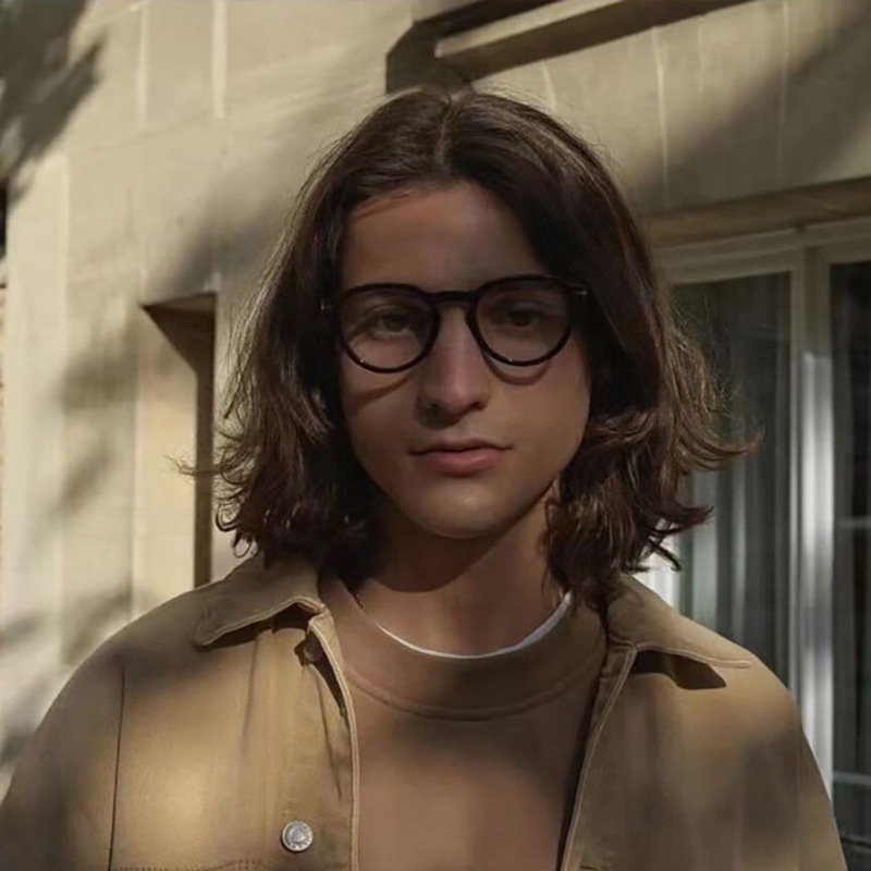 Mắt Kính Gọng Tròn Phong Cách Retro Thời Trang Cho Nam Và Nữ