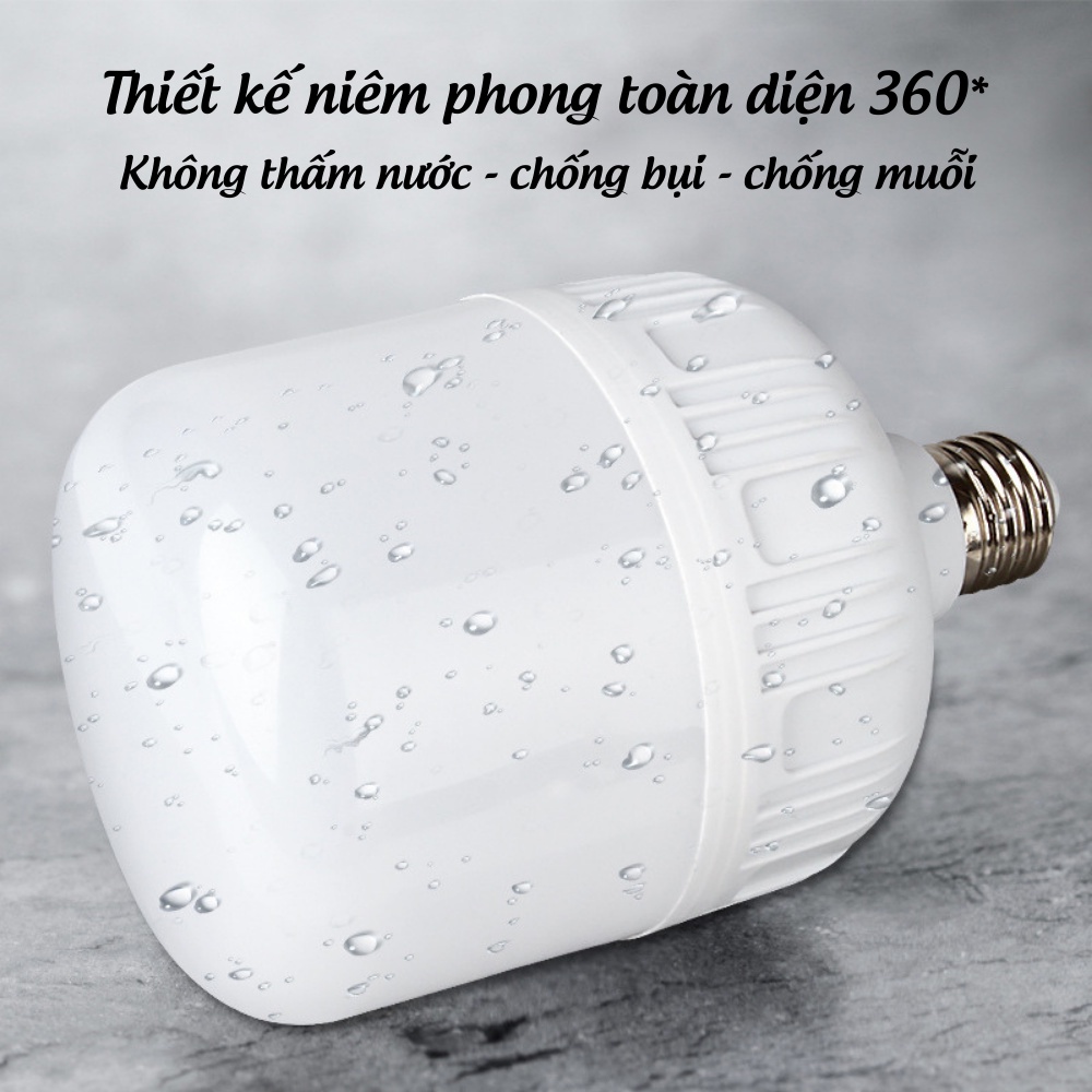 Bóng Đèn Led Cảm Biến Chuyển Động 40W Cảm Ứng Hồng Ngoại Tiết Kiệm Điện TIME HOME