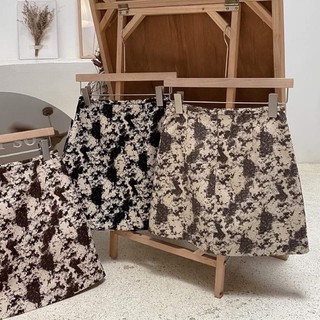 chân váy họa tiết order taobao