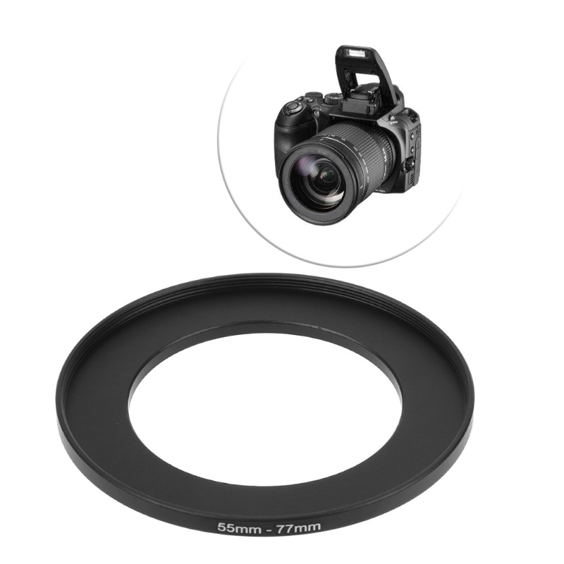Vòng Nối Kính Lọc Máy Ảnh 55mm Sang 77mm Bằng Kim Loại