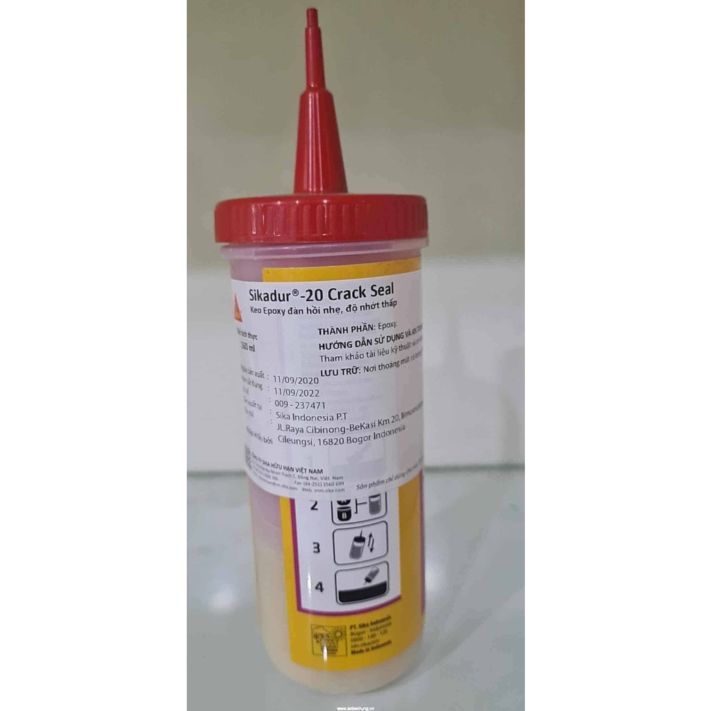 Keo xử lý vết nứt nhỏ sika crack20