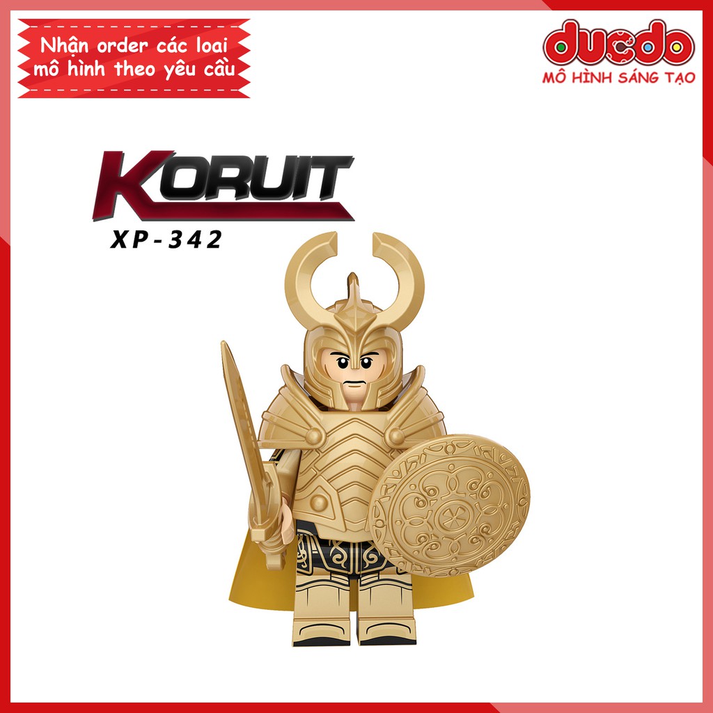 Minifigures lính Asgardian của Thor và Berserkers của Hela - Đồ chơi Lắp ghép Xếp hình Mini Mô hình KORUIT KT1044