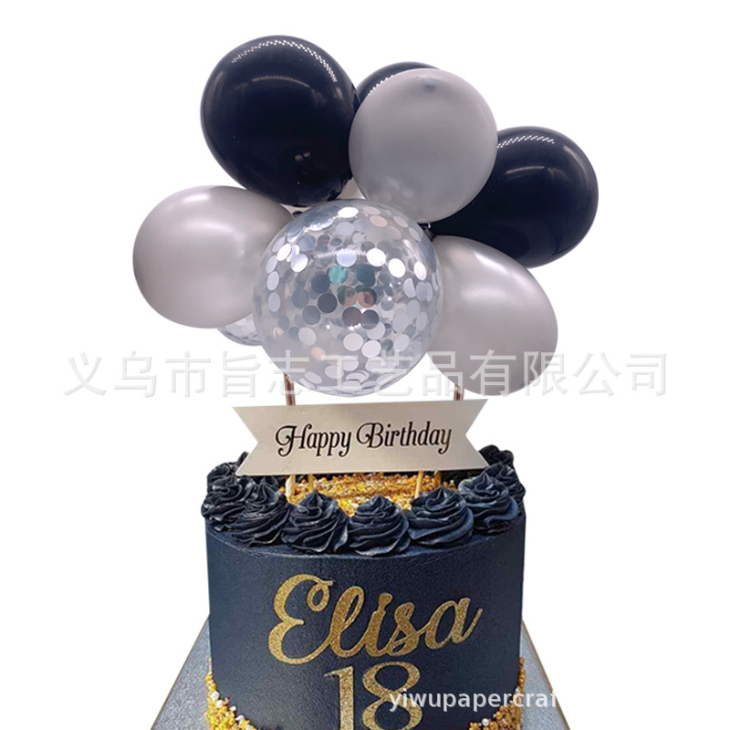 Set phụ kiện que cắm trang trí bánh sinh nhật