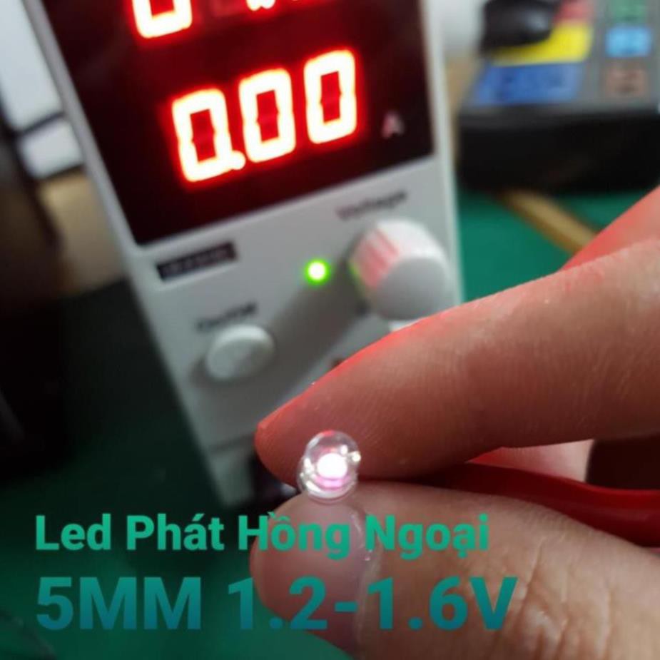 [3 Chiếc] LED Phát Hồng Ngoại 5MM Làm Bộ Thu Phát Hồng Ngoại, Mắt Phát Hồng Ngoại