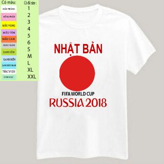 Áo thun world cup 2018. đủ các nước. đủ size