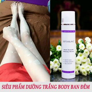Kem dưỡng thể trắng da body đêm detoxblanc