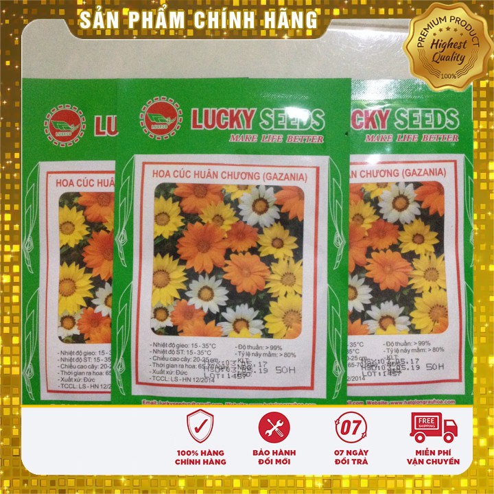 Hạt Giống Hoa Cúc Huân Chương Mix (50 hạt )