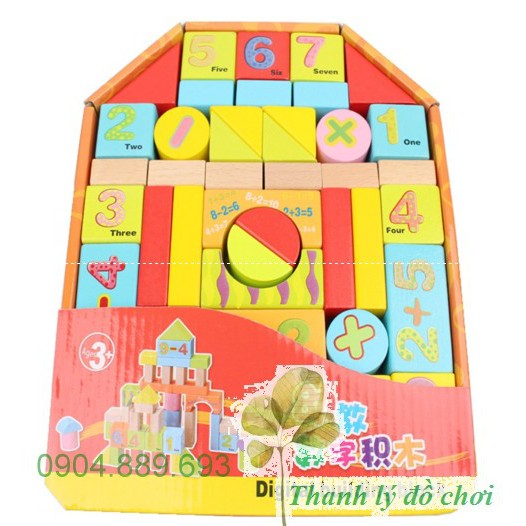 Digital Building Blocks - Xếp hình khối xây dựng đẹp in hình chữ số