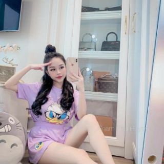{Mặc là xinh} Bộ bigsize vịt kute 50-70kg