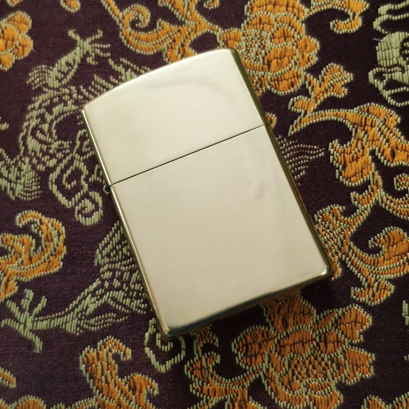 Vỏ đồng nguyên khối ZIPPO trơn HIV - 1988