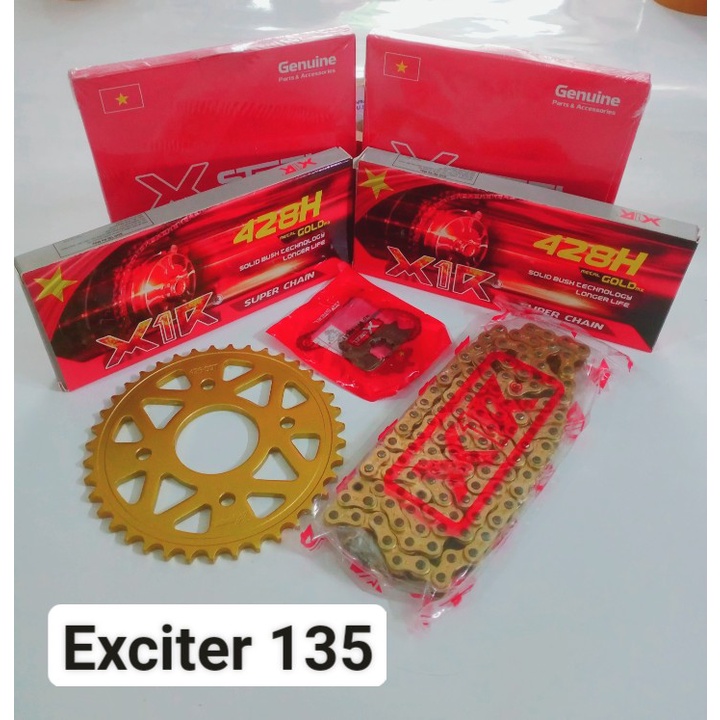 Nhông sên dĩa x1r chính hãng lắp xe ex135/150.winer v1 . winer x.sirius. wave ....