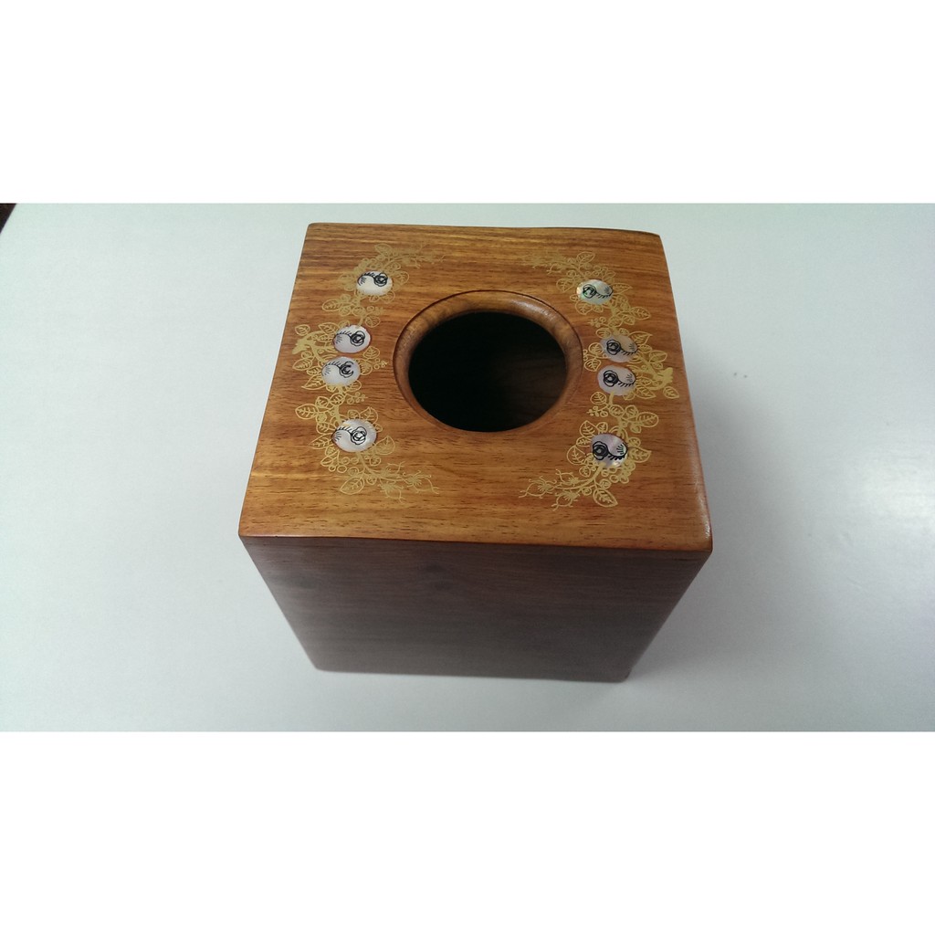 Hộp khăn giấy gỗ hương