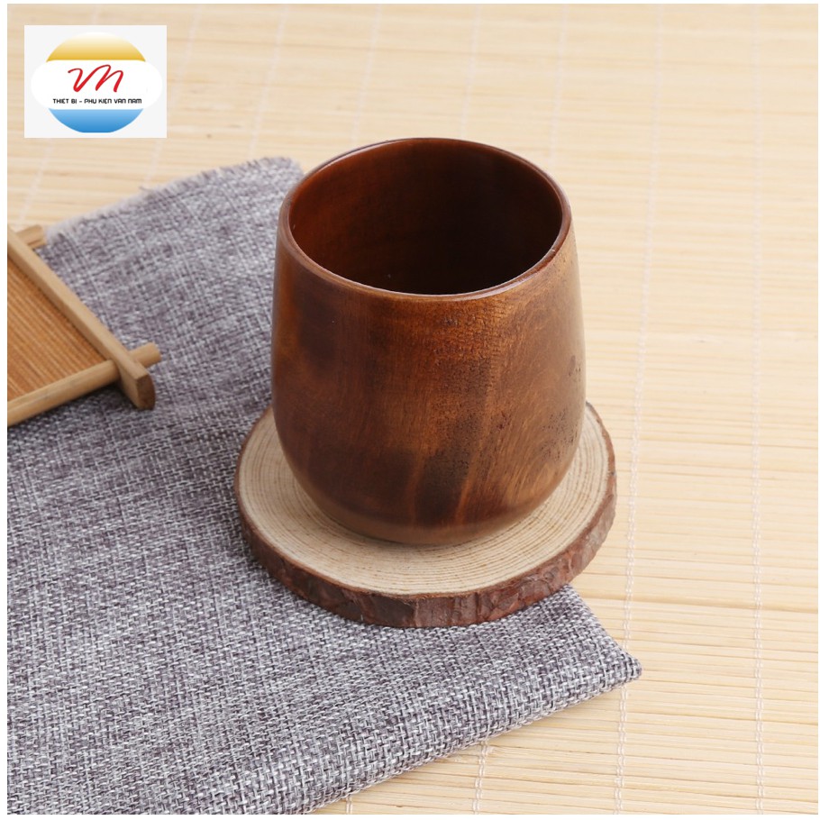 Ly cốc gỗ tự nhiên