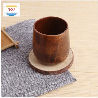 Ly cốc gỗ tự nhiên