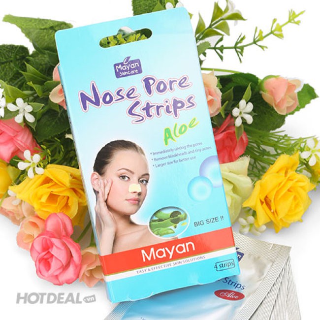 Miếng Lột Mụn Mayan Hộp 4 Miếng