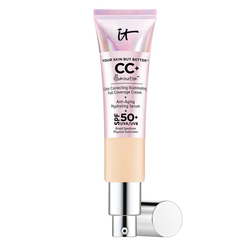 IT Cosmetics - Kem CC Dưỡng Ẩm, Chống Nắng, Chống Lão Hoá, Đều Màu da Your Skin CC+ Illumination Cream With SPF 50+