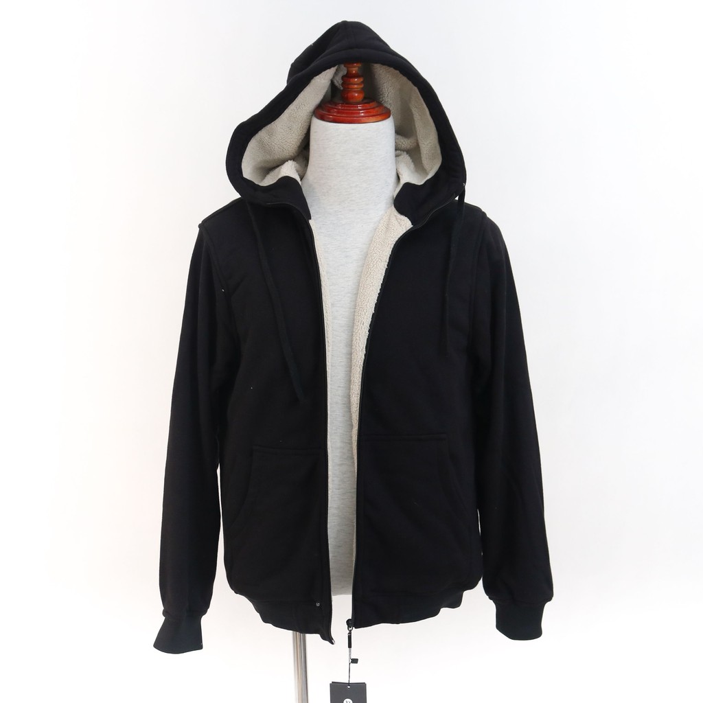 Áo nỉ Hoodie lót lông cừu - cực ấm | BigBuy360 - bigbuy360.vn