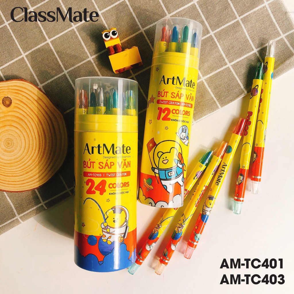 Bút sáp vặn ArtMate AM-TC401/403