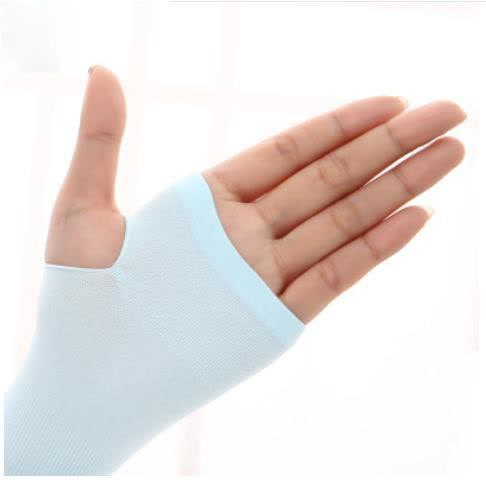 【CCelia 】Ice Silk Sleeves Men and Women Sun Protection Sleeves Ice Cool Summer Sun Protection Hand Sleeves for Men and Women Driving Ice Sleeve Arm Guards