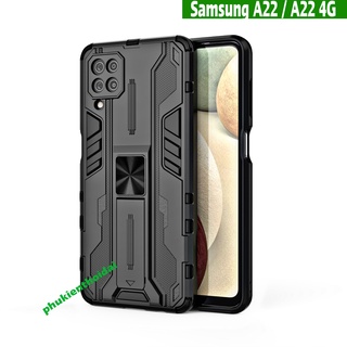 Ốp lưng Samsung A22 / A22 4G Iron Man Ver 3 chống sốc giá đỡ xem phim đế hút ô tô từ tính