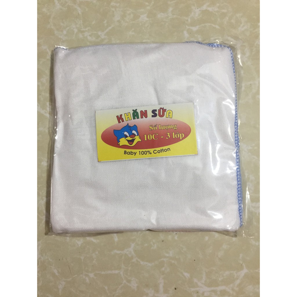 10 Khăn sữa xô trắng cao cấp
