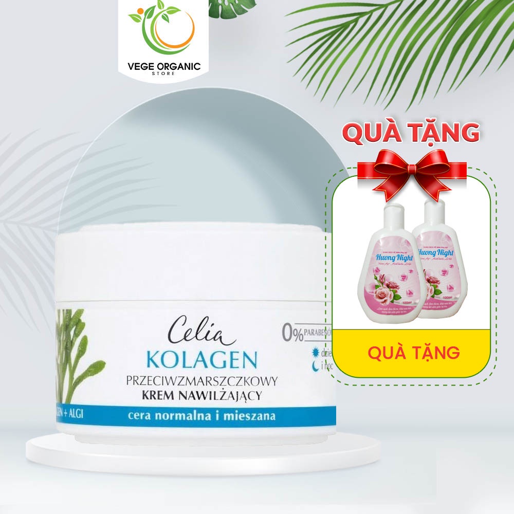 Kem dưỡng ẩm Celia Collagen Moisturizing Face Cream làm căng da chống nhăn ngăn ngừa lão hóa -CN037