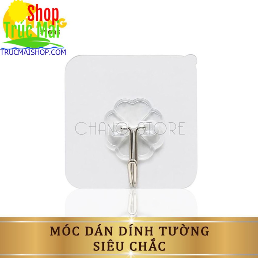 Móc Dán Tường Siêu Chịu Lực Đa Năng Trong Suốt