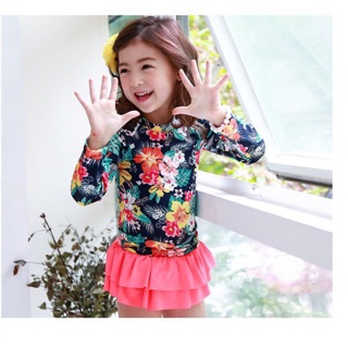 Đồ bơi bé gái đồ bơi trẻ em váy hồng cho bé gái