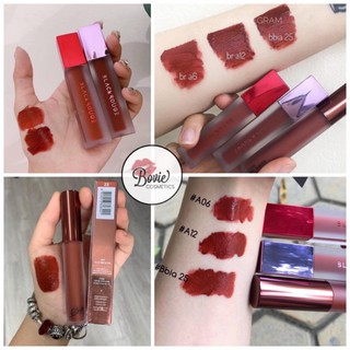 Black Rouge 12❤ FreeShip❤ Son Kem Lì Black Rouge a12 A06 A37 Đỏ Đất HOTTreND