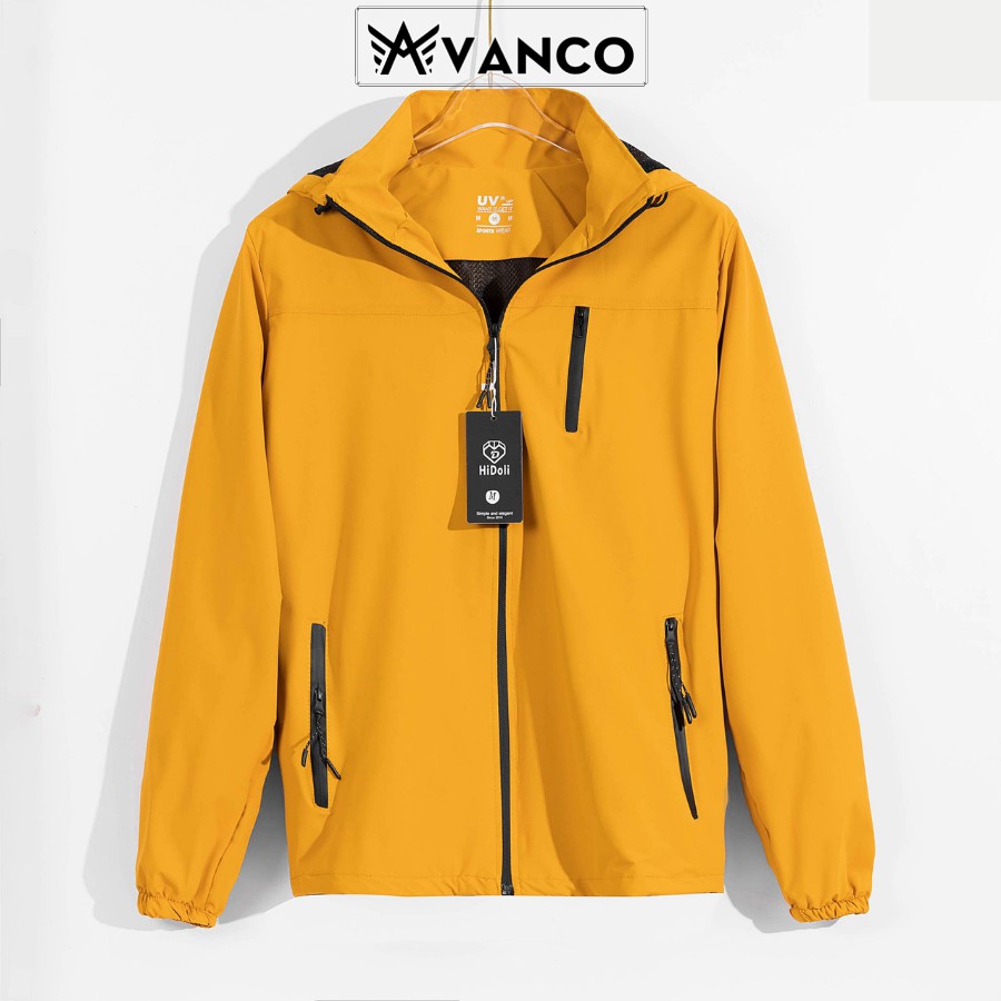 Áo khoác dù nam 2 lớp lót lưới, chống nước, gió bụi, hàng loại 1 xuất dư AVANCO