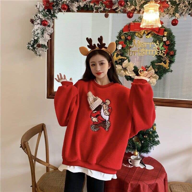 Áo Sweater Nỉ NOEL, Thỏ GUCHUN Form Rộng Tay Phồng - Áo Nỉ Nam Nữ Nhiều Màu