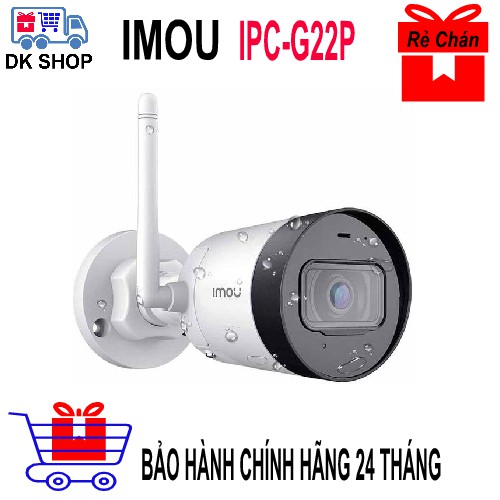 Camera IP Wifi 2.0MP IPC-G22P-IMOU - Ngoài Trời - Chính Hãng - Bảo Hành 24 Tháng.