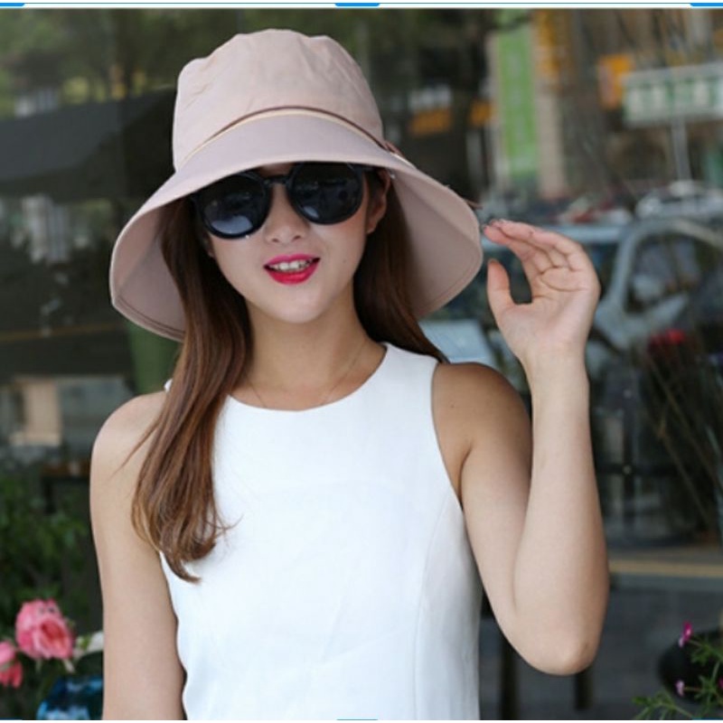 Mũ nón rộng vành gấp gọn chống nắng thời trang Hàn Quốc