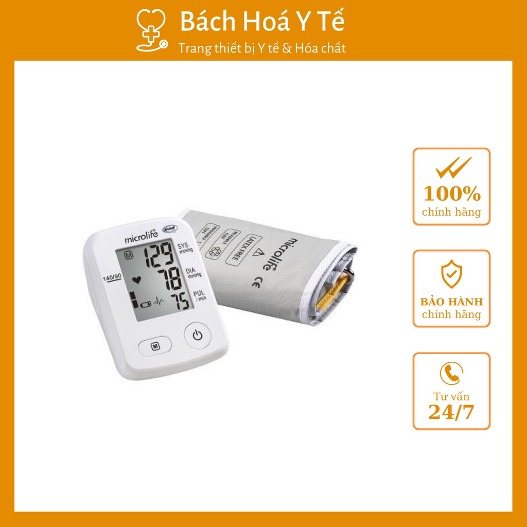 Máy đo huyết áp bắp tay Microlife BP A2 Basic