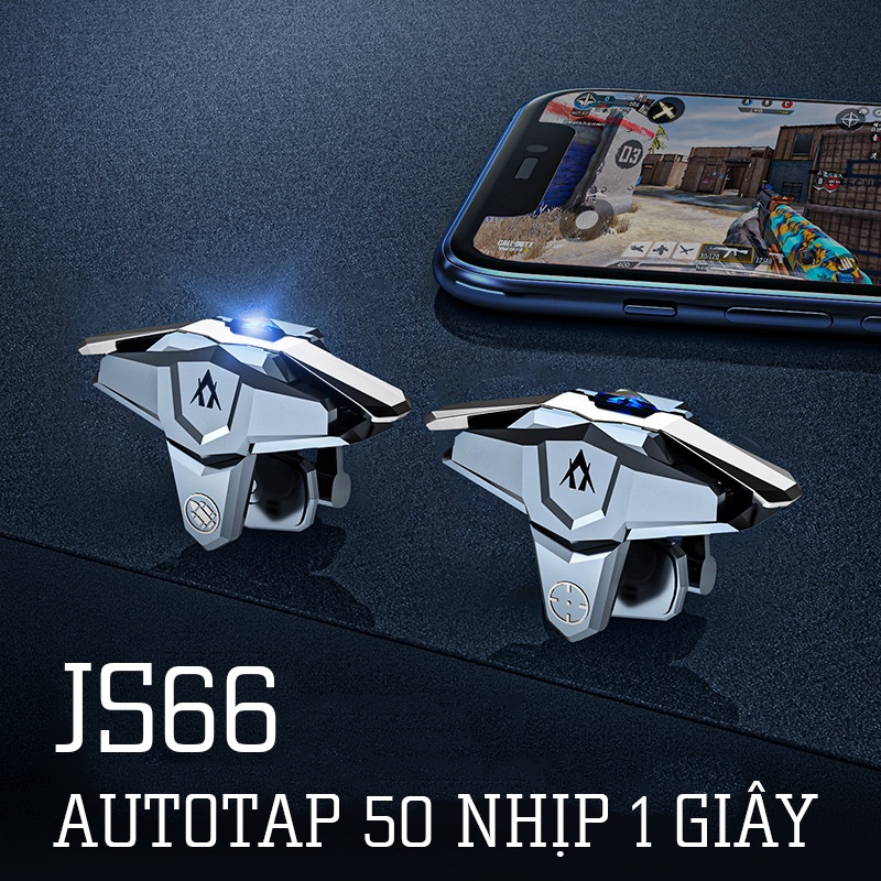 Nút bấm PUBG auto tap lắp được cả trái phải nhỏ gọn 52 nhịp 1 giây JS66