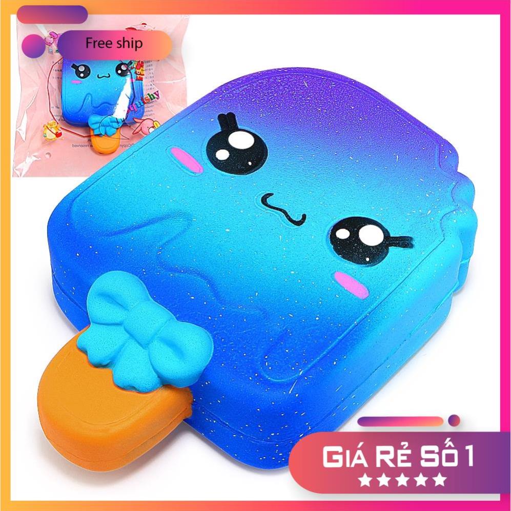 Đồ chơi nắm bóp Squishy hình que kem nhiều màu xinh xắn