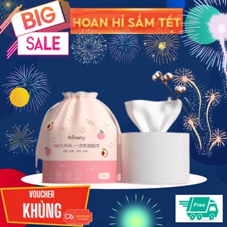Khăn lau mặt khô, khăn tẩy trang đa năng animerry cotton cao cấp