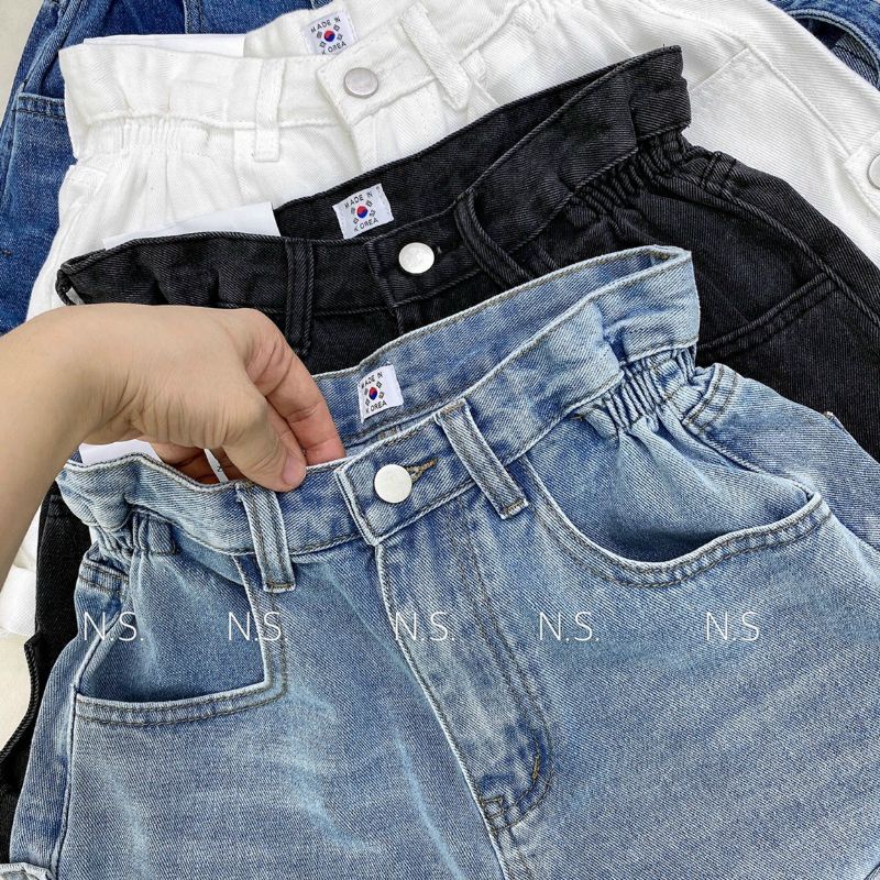 Quần sooc jean chun cạnh hàng QCL1