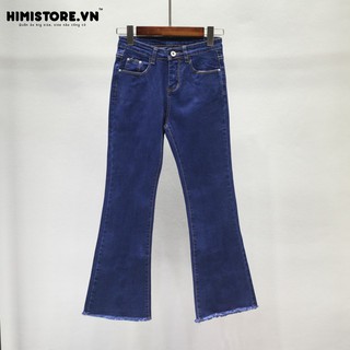[CÓ SẴN] QUẦN SIZE LỚN CHO NGƯỜI BÉO ỐNG BASS BIGSIZE XANH DENIM HM005 THƯƠNG HIỆU HIMISTORE