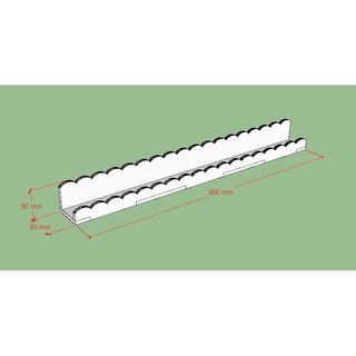 Thanh để sơn Nail treo tường