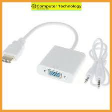 Cáp chuyển đổi HDMI ra VGA-AV. hdmi to vga có âm thanh hàng chất lượng 1080P. bảo hành 6 tháng
