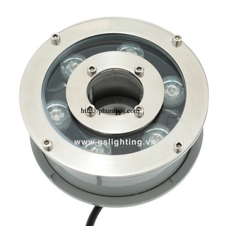 Đèn LED âm nước dạng bánh xe 6W (Đổi màu 12 - 24VAC)