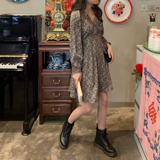 [ORDER] VÁY HOA NHÍ CỔ V(ảnh thật up cuối)