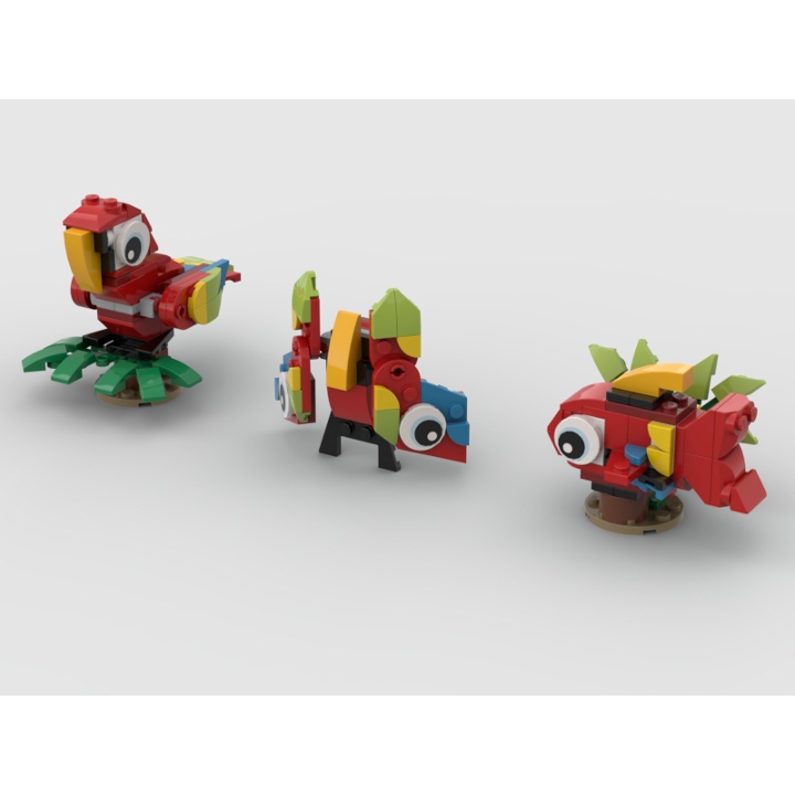 Lego 30581 - Chú vẹc sặc sỡ